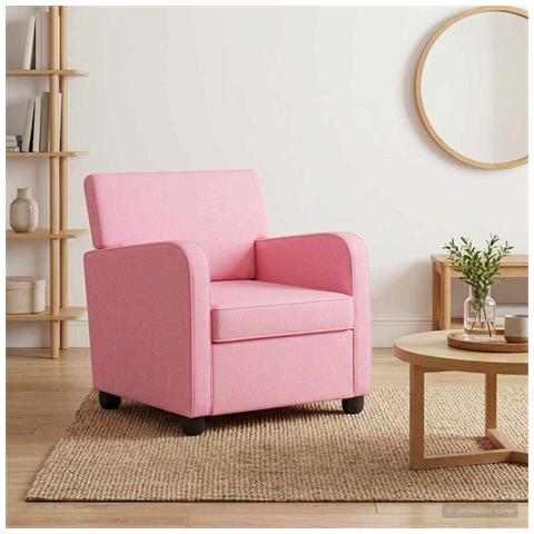 Poltrona Rosa Tessuto - Foto 2