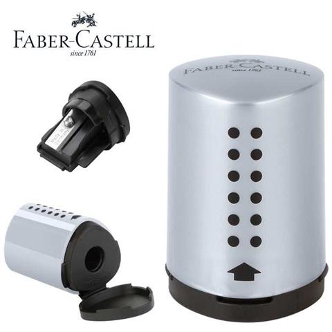 Temperamatite Mini Grip 2001 Foro Singolo Grigio 10 Pezzi - Foto 1