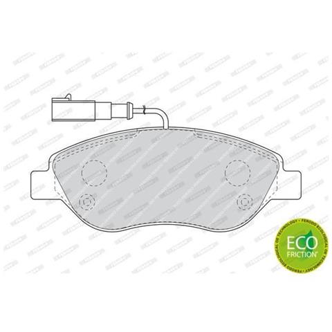 Kit Pastiglie Freno Fdb1468 - Foto 2