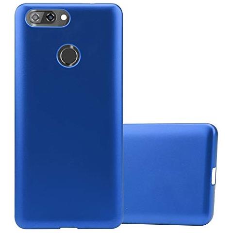 Custodia Compatibile Con Zte Blade V9 In Blu Metallico - Coperchio Protettivo In Silicone Tpu Flessibile - Foto 1