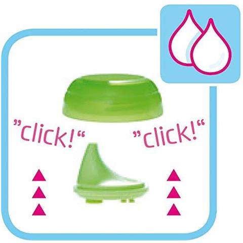 Fun To Drink Cup 270 Ml Bambino Coppa Viene Con Il Glow Nelle Maniglie Scure Per Il Bambino Svezzamento E Apprendimento Per Bevande Blu - Foto 2