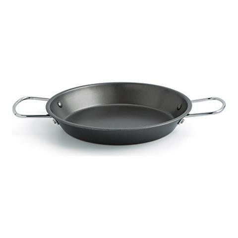 Senia - padella, padella In Acciaio Carbonato, Ideale Per Forni E Piastre A Induzione Nero 34 Cm Nero - Foto 1