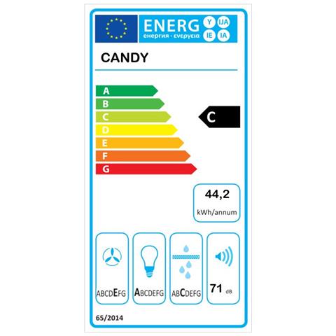 Cappuccio Visiera 60cm 210 M³ / H Bianco - Cft610/4w - Foto 2