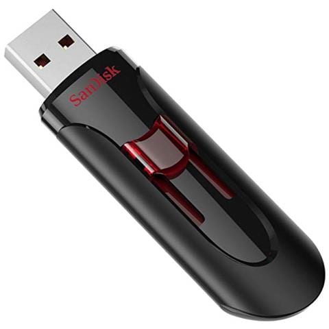 Chiavetta USB Cruzer Glide 128 GB Interfaccia USB 3.0 Colore Nero Rosso - Foto 2