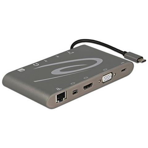 87297 hub di interfaccia USB 3.1 (3.1 Gen 2) Type-C Grigio - Foto 1
