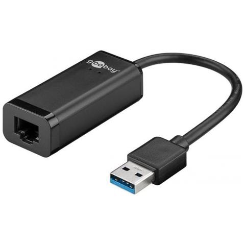 Goobay 39038 Adattatore Per Inversione Del Genere Dei Cavi Usb Type-a Rj-45 Nero - Foto 2