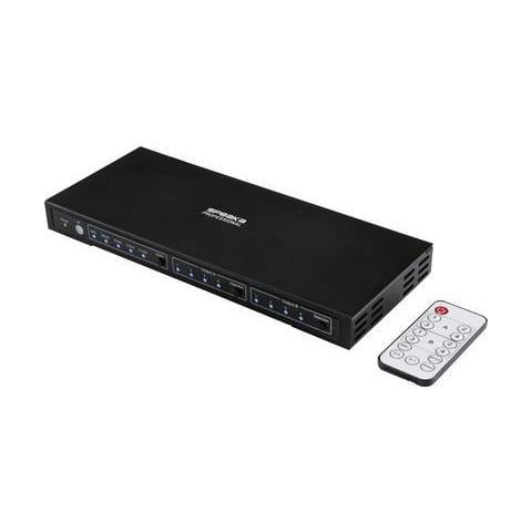 4 x 2 porte Switch HDMI + Porte Audio 3840 x 2160 MP Nero - Foto 1