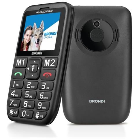 Amico Stiloso Duos 2G Tasti Grandi e Retroilluminati Volume Alto e Chiaro Dual Sim : Colore Nero  - Foto 3