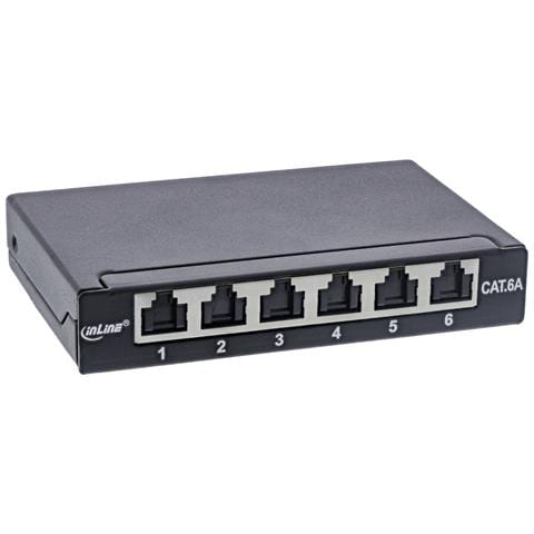 Patch Panel Cat. 6a 0.5u A 6 Vie, Da Tavolo, Nero - Foto 4