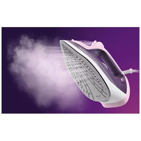 DST3020/30 Ferro da stiro a vapore Piastra in ceramica 2200 W Rosa, Viola - Foto 5