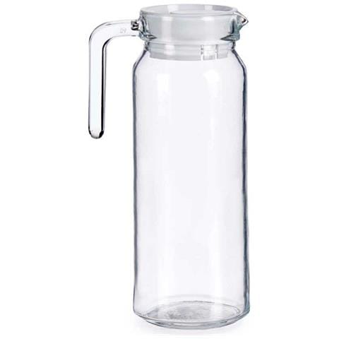 Boccale Con Coperchio E Dosatore Bianco Trasparente Plastica 1 L (12 Unità) - Foto 3