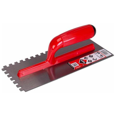 Spatola Seghettata Acciaio (28 X 14 Cm) (28 Cm) - Foto 1