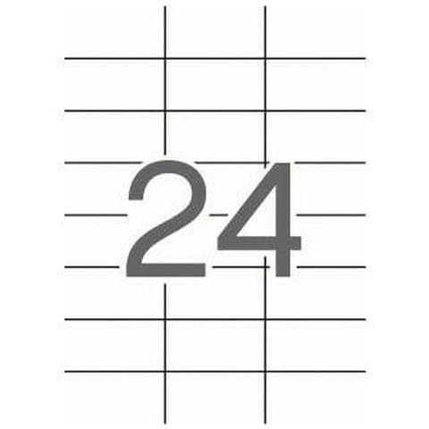 Etichette Per Stampante 01224 Trasparente 20 Fogli 70 X 37 Mm - Foto 2