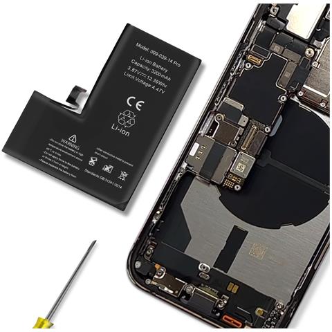 Batteria Interna Per Iphone 14 Pro 3200mah Chip Ti Integrato - Foto 2