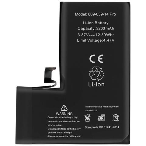 Batteria Interna Per Iphone 14 Pro 3200mah Chip Ti Integrato - Foto 1