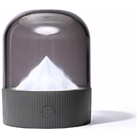 Luce Notturna Con Intensità E Colori Regolabili Modello Mont Blanc, Nero - Foto 1