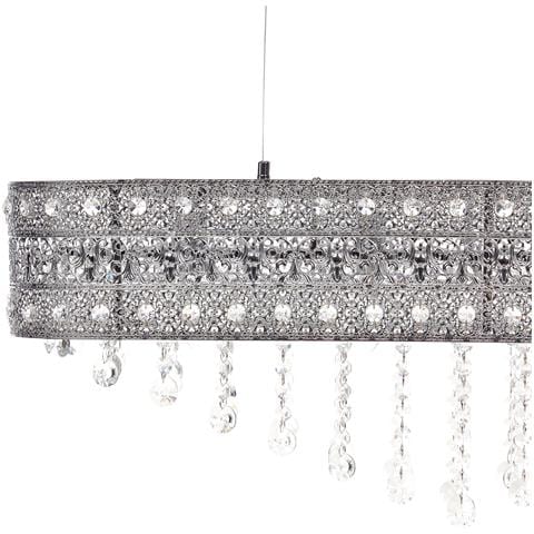 Lampadario Belelle Cristallo Argento - Foto 2
