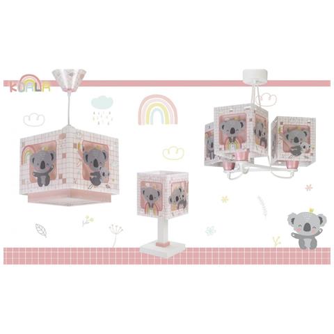 Lampada A Sospensione Per Bambini Koala Rosa - Foto 5