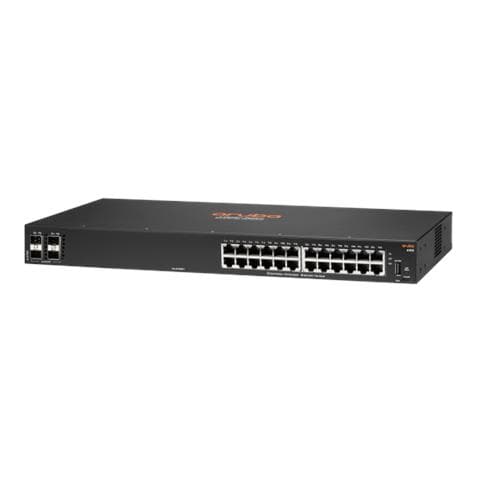 Hewlett Packard Enterprise Aruba 6100 24g 4sfp+ Gestito L3 Gigabit Ethernet (10/100/1000) 1u Nero - Foto 2