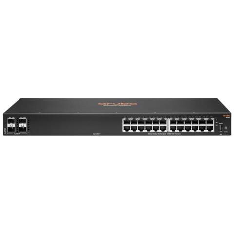 Hewlett Packard Enterprise Aruba 6100 24g 4sfp+ Gestito L3 Gigabit Ethernet (10/100/1000) 1u Nero - Foto 1