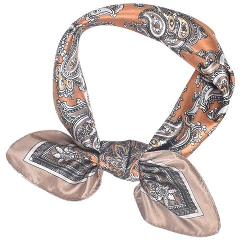 Set Di 2 Sciarpe Bandana Paisley Brown - Foto 1