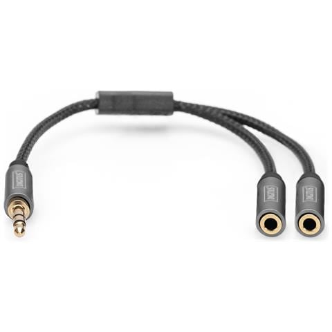 Splitter audio, jack 3,5 mm a 2 prese da 3,5 mm - Foto 2