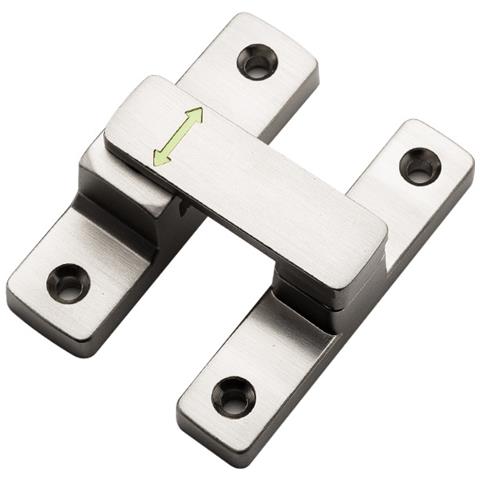 Chiavistello Per Porta Luminescente - Universale A 90° / 180° Silver - Foto 1