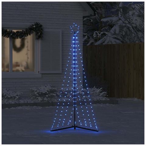 Albero Di Natale A Led 339 Led Blu 187 Cm - Foto 3