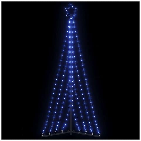 Albero Di Natale A Led 339 Led Blu 187 Cm - Foto 1