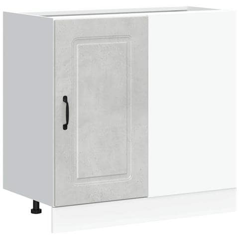 Base Da Cucina Kalmar Grigio Cemento In Legno Multistrato - Foto 2