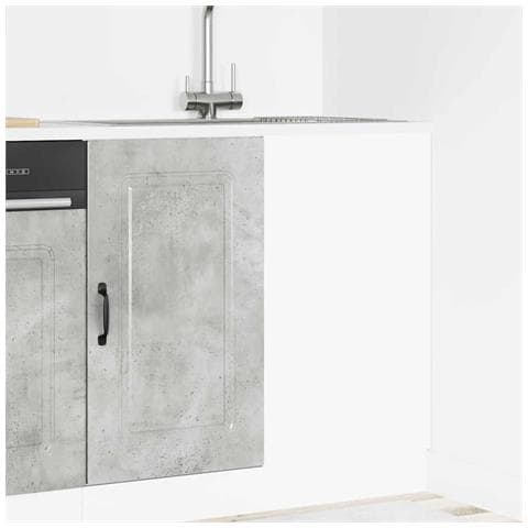 Base Da Cucina Kalmar Grigio Cemento In Legno Multistrato - Foto 3