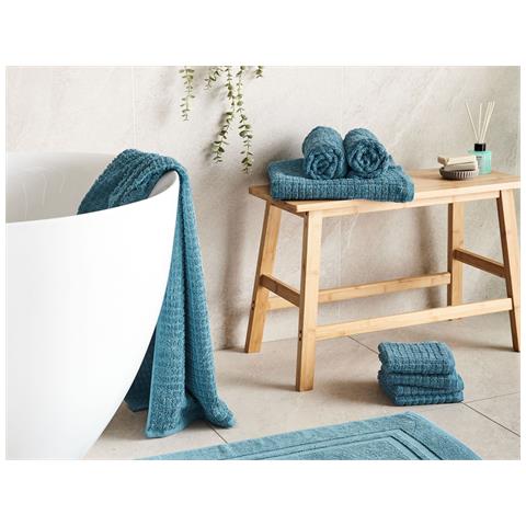 Set Di 9 Asciugamani Atai Cotone Blu - Foto 1