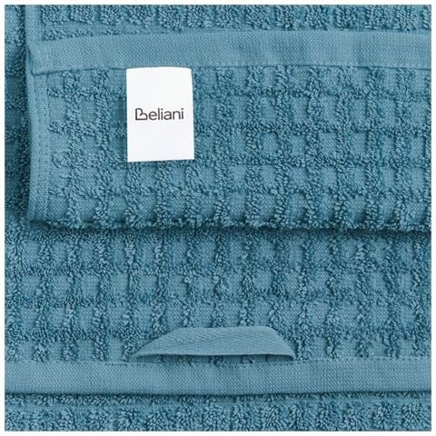 Set Di 9 Asciugamani Atai Cotone Blu - Foto 6