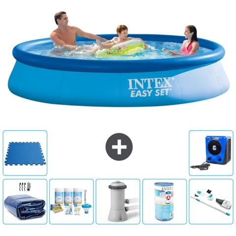 Piscina Fuori Terra - In Giro - 366x76 Cm - Blu - Include Accessori Coordinati A667 - Foto 1