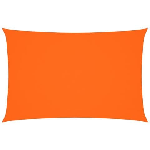 Parasole A Vela Oxford Rettangolare 5x8 M Arancione - Foto 1