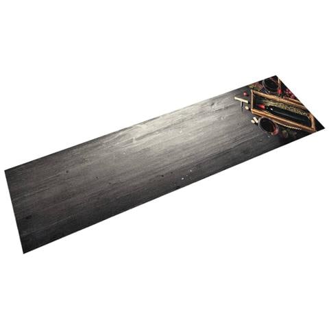 Tappeto Da Cucina Lavabile Bottiglia Vino 60x300 Cm In Velluto - Foto 2