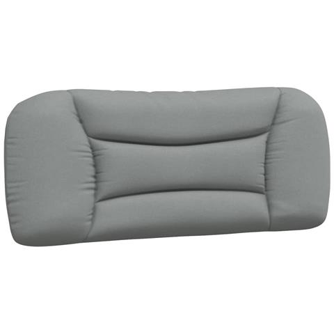 Lusso Casadino - Cuscino Testiera Hvar Grigio Chiaro 100 Cm In Tessuto - Foto 1