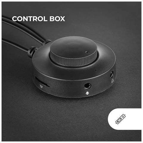 Marsgaming Msrgb2, Bluetooth 5.3 15w, Dsp, Rgb, Total Mesh, Control Box, Jack 3.5mm E Usb, Nero - Foto 2