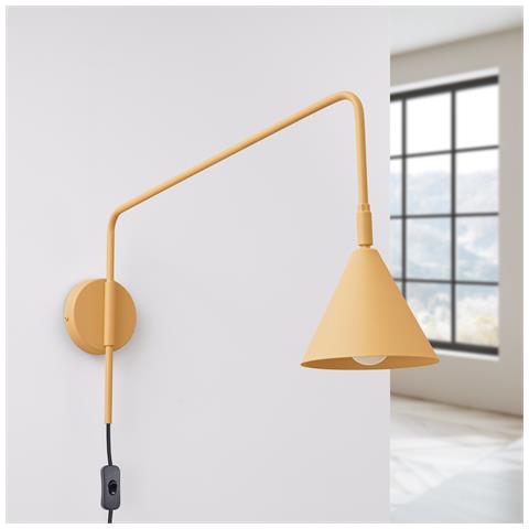 Lampada Da Parete Nox Oro Sl. 1698 - Moderno Lampada Da Parete Oro /nero 30x14x61 Cm - Foto 2