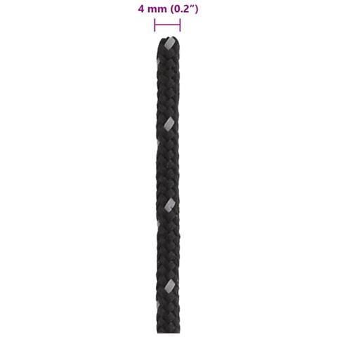 Corda Tenda con Strisce Riflettenti e Chiavi 50 m 4 mm - Foto 6