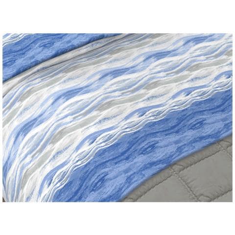 Completo Lenzuola Matrimoniale 100% Cotone Made Italy Disegno Pretty 1 Piazza Singolo Azzurro - Foto 2