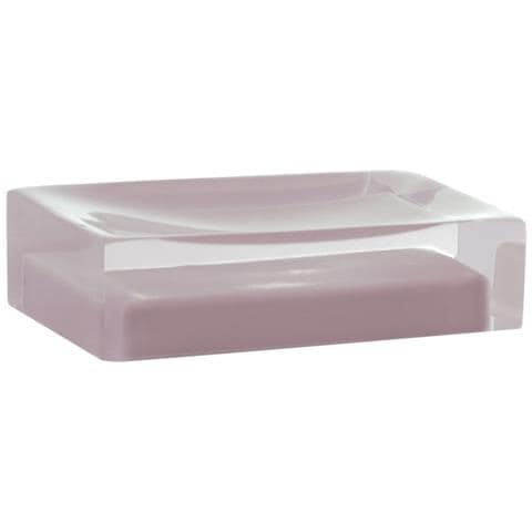 Portasapone D'appoggio In Resina Ra11 Serie Rainbow Rosa - Foto 1