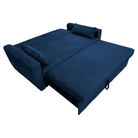 Matt Divano Letto A 2 Posti In Velluto Blu - Foto 5