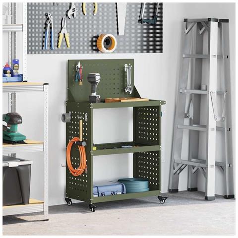 Carrello per Attrezzi con ruota Oliver verde 65 x 35 x 111 cm - Foto 2