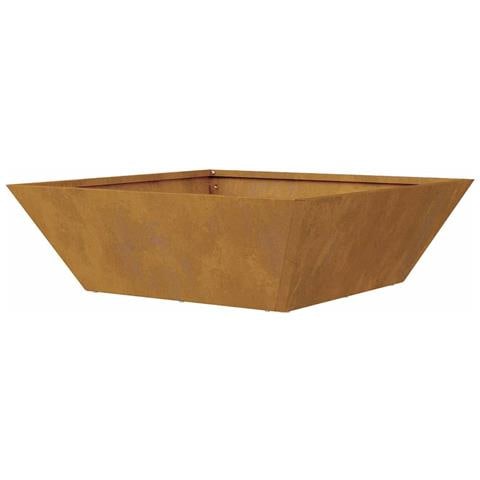 Vaso a Ciotola da Giardino 5 pcs Ruggine 50 x 50 x 15 cm - Foto 8