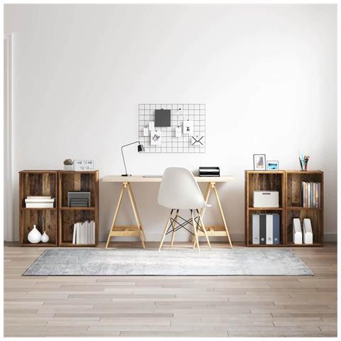 Set mobile TV 4 pcs Legno vecchio 37 x 35 x 72 cm - Foto 2