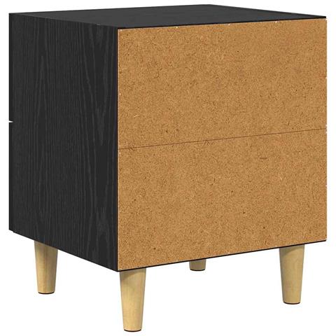 Armadietto per letto 2 pcs Rovere nero 40 x 35 x 47,5 cm - Foto 9