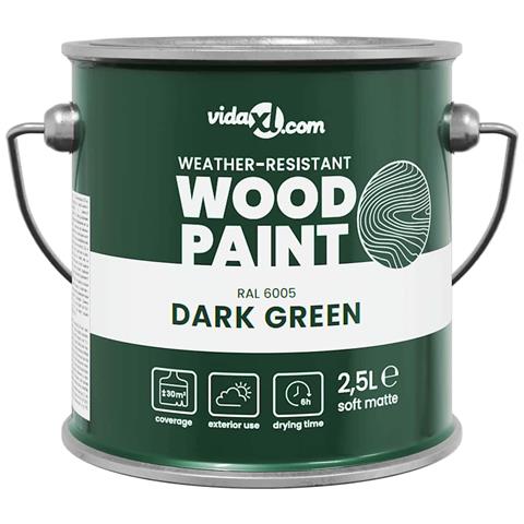 Vernice per legno Verde 16.5 x 16.5 x 15.9 cm - Foto 1