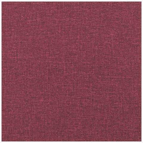 Cuscino per Schiena Rosso Vino 120 x 19 x 50 cm Tessuto - Foto 9