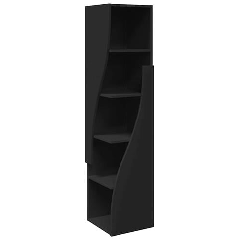 Mobile angolare Bianco 32x32x140cm Legno multistrato - Foto 1